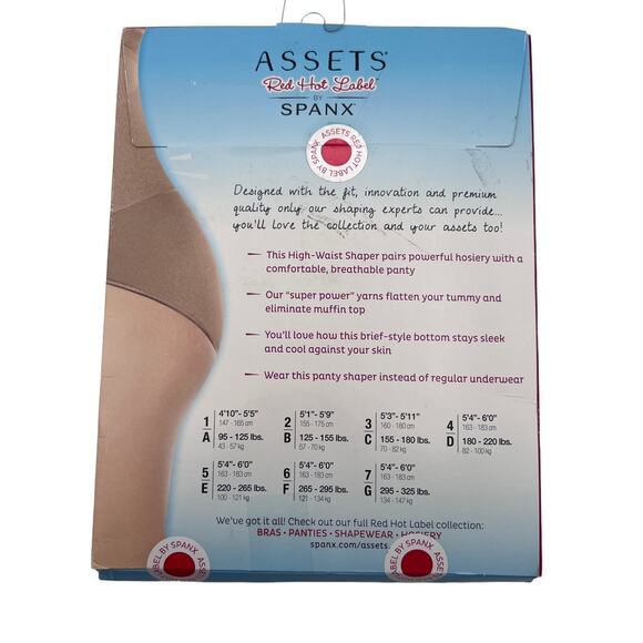 Spanx Red Hot Label Super Control High-Waist Panty Style 1841 Black Size 7 - Picture 2 of 5